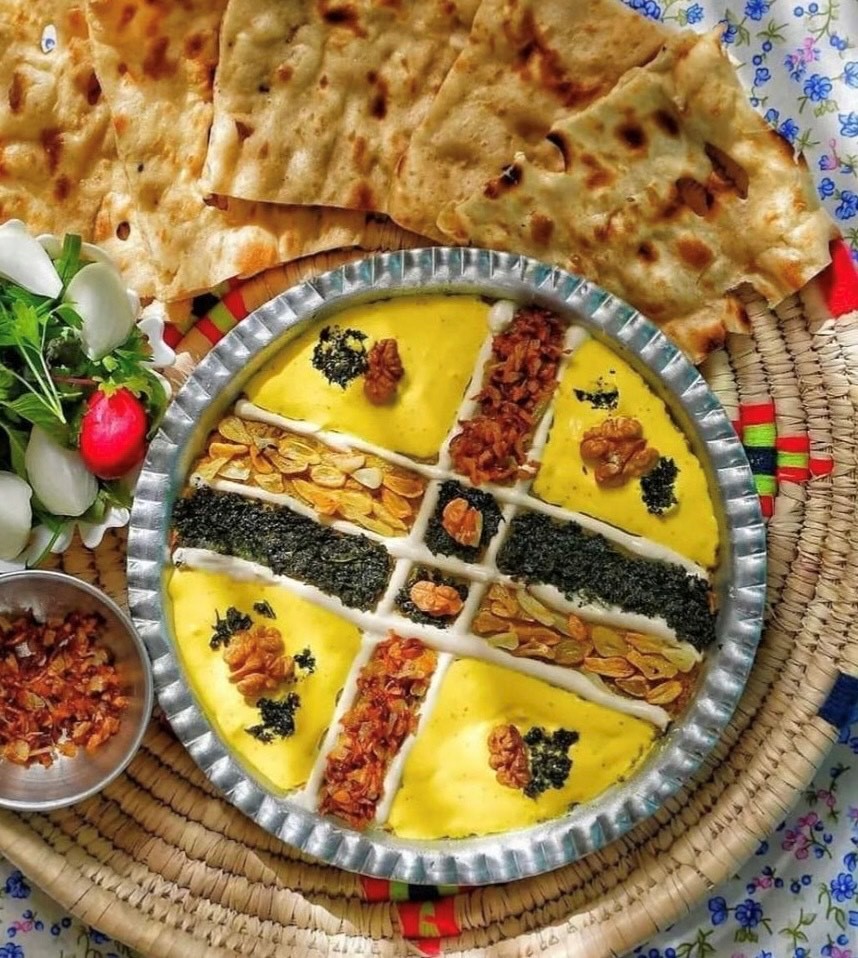 هلیم بادمجان تک نفره